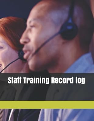 Staff Training Record Log