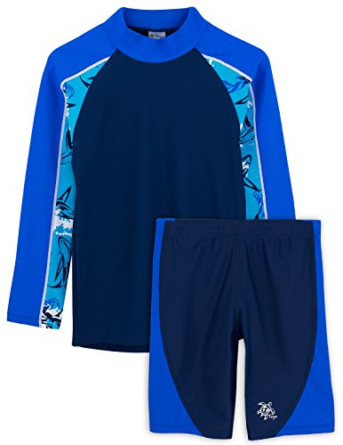 Tuga Boys UPF 50+ Tube L/S Rash Guard and Jammer (UV Sun Protective)