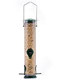 GrayBunny GB-6847 Classic Tube Feeder, Premium Hard Plastic With Steel Hanger