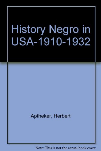 Afro American History by Herbert Aptheker