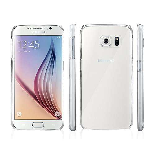 Samsung Galaxy S6 Hard Case, Case Army® Ultra Slim Clear Hard Shell Case for Samsung Galaxy S6 Crystal Clear, Cover with Hard Bumper.