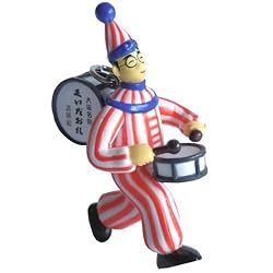 大阪土産　帰ってきたくいだおれ太郎キーホルダー