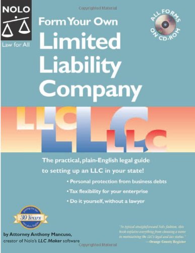 Form Your Own Limited Liability Company 4th Edition by Anthony Mancuso
