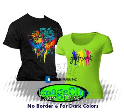 ImageClip Laser Dark Heat Transfer Paper 8.5 x 11 (5 sheets) *SAMPLE PACK*