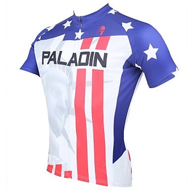 

Ceiling Light's Men's Spring and Summer Style 100% Polyester Short Sleeved Cycling Jersey(DX008)
