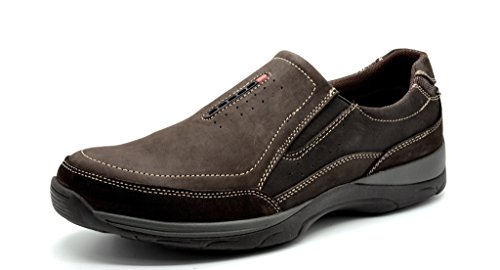 Bruno MARC MODA ITALY DANIS Men's ClassicCasual On The Go Driving Slip On Leather Loafers shoes