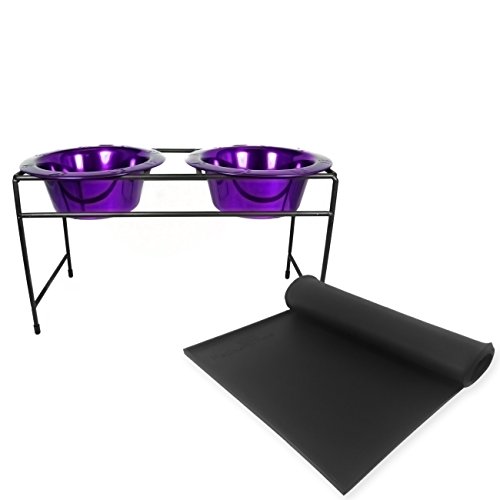 Algopix Similar Product 15 - Platinum Pets 2 Cup Modern Double