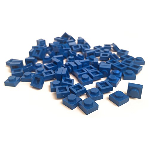Algopix Similar Product 14 - 100 Blue Briks  1x1 Flat Plate Tile