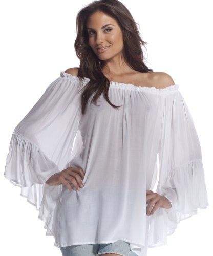 Elan Women's Flutter Sleeve Top One size fits all