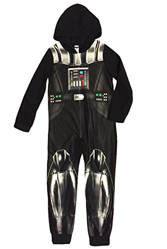 Star Wars Darth Vader Big Boys Hooded Sleeper Fleece Pajama