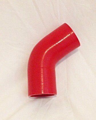 

Aero Exhaust 2.5" 45 Red Silicone Elbow