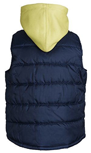 

Ixtreme Little Boys Down Alternative Quilted Winter Puffer Vest with Fleece Hood