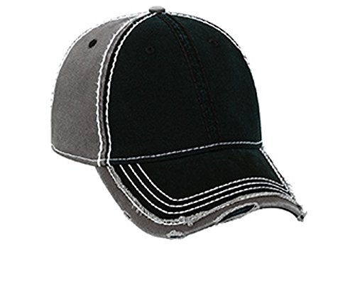Hats & Caps Shop Vintage Washed Cn Twill Distressed Binding Trim Visor w/ Heavy Stitching Low Profile Pro Style - By TheTargetBuys