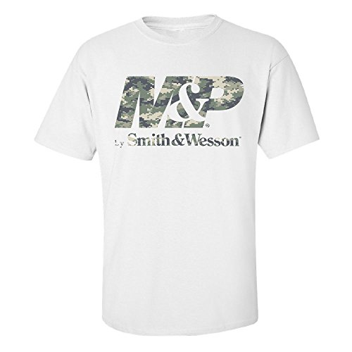 M&P Digi Camo Logo Tee in White