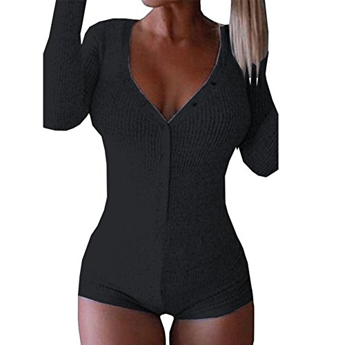 Algopix Similar Product 20 - Womens Long Sleeve Bodysuit Polyester