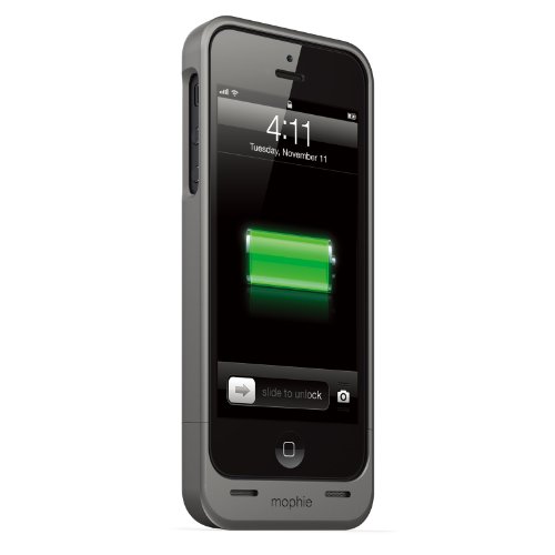【日本正規代理店品】mophie+juice+pack+helium+for+iPhone+5+ダークメタリック+MOP-PH-000027