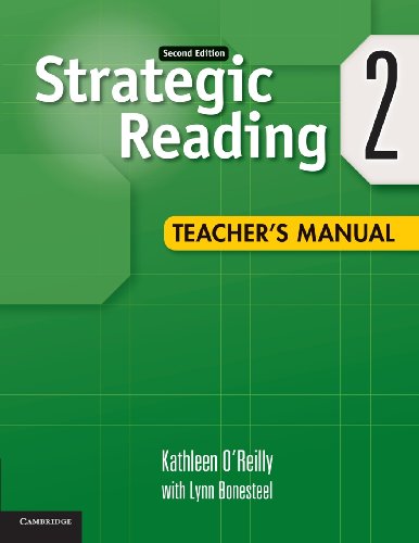 Strategic Reading Level 2 Teacher's Manual by Kathleen O'Reilly