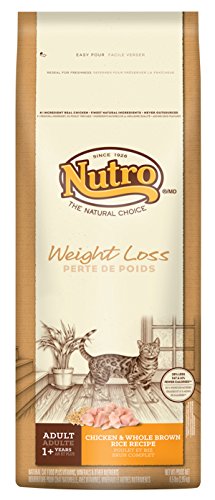 NUTRO Adult Cat Weight Loss Chicken and Whole Brown Rice Dry Cat Food, 6.5 lbs.