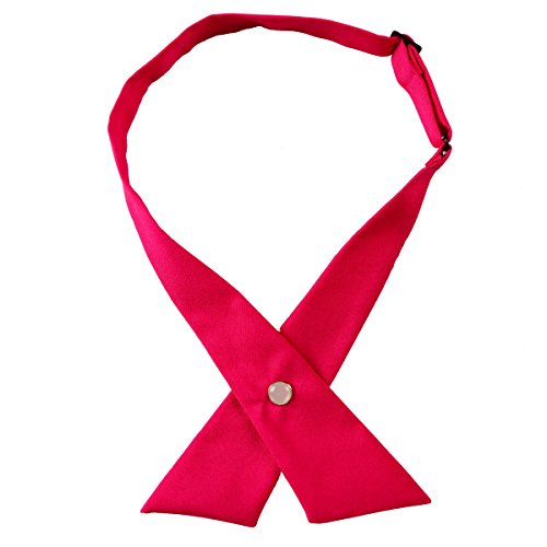 Alizeebridal Solid Criss-cross Bow Ties for Men/ Women/ Girls' Uniform