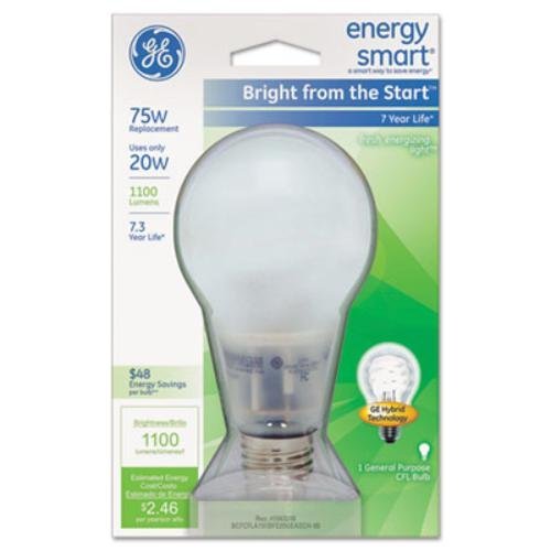 

GE Energy Smart 20 Watts Soft White General Purpose Light Bulb
