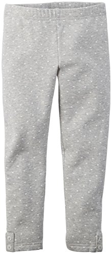 Carter's Little Girls' Print Leggings (Toddler/Kid) - Grey Hearts - 4T