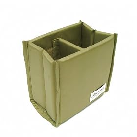 Foldable Partition Padded Camera Insert Protective Bag for Canon Nikon Pentax Sony DSLR Camera
