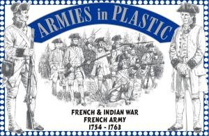 French & Indian War 1754-1763 French Army (16) 1-32 Armies in Plastic