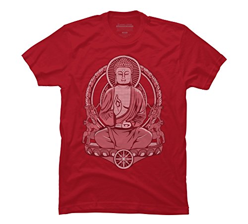Gautama Buddha Halftone Men's Graphic T Shirt - Design By Humans