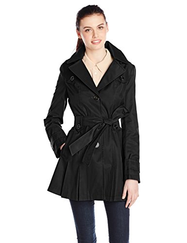 

Via Spiga Women's Single-Breasted Belted Trench Coat with Hood