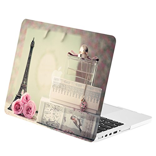 TOP CASE - Retina 13-Inch Paris in Air Graphics Rubberized Hard Case Cover for Macbook Pro 13