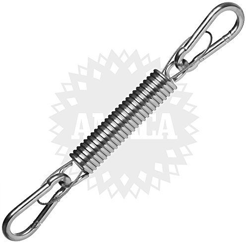 Hängesessel Schwingfeder mit Sicherungsseil und Karabinerhaken