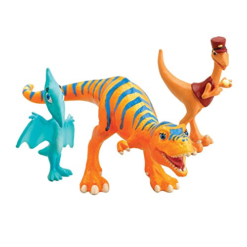 Learning Curve Dinosaur Train Collectible Dinosaur 3 Pack - My Friends Are Bipeds: Dolores, Mr. Conductor And Shiny