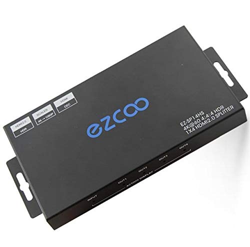 Algopix Similar Product 17 - EZCOO HDMI 20 Splitter 1x4 4K 60Hz HDR