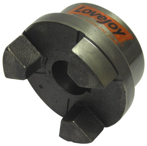 Lovejoy Size LOJ-6 Universal Joint – Solid Bore, 0.75" OD, 2.94" Overall Length, For Shaft Misalignment