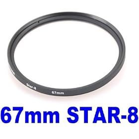 NEEWER® 67MM Glistening Star Flare Lens Filter for ANY Camera Lens with 67MM Filter Thread