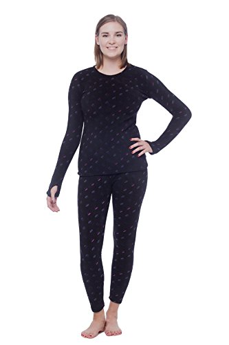 Cuddl Duds Women's Winter Fleece lined layering set