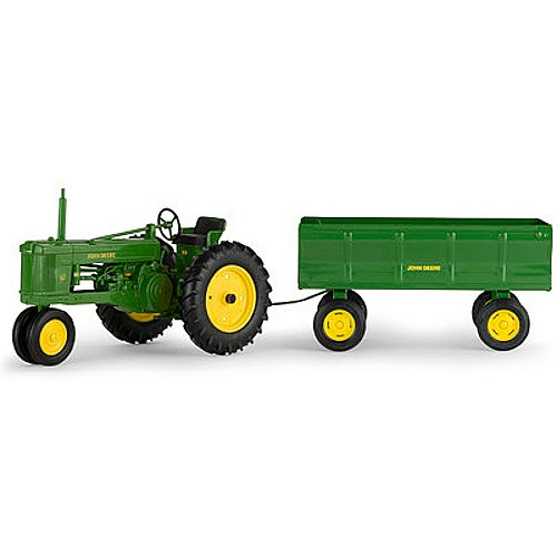 John Deere 50 Tractor with Flarebox Wagon (1:16 Scale)