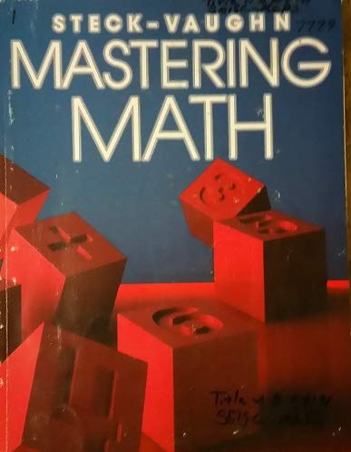 Mastering Math 1 by unknown author