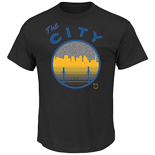 Golden State Warriors NBA Men's The City Full Color Skyline T-Shirt