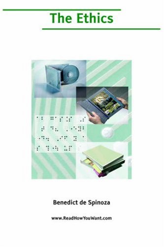 Ethics, Part 1, the by Benedictus de Spinoza