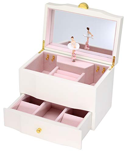Algopix Similar Product 17 - Attii Ballerina Jewelry Box Wooden