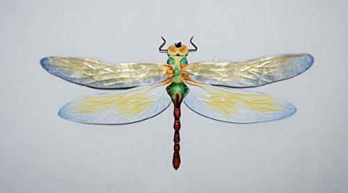 Algopix Similar Product 19 - ESH Dragonfly Wall Decor in White and
