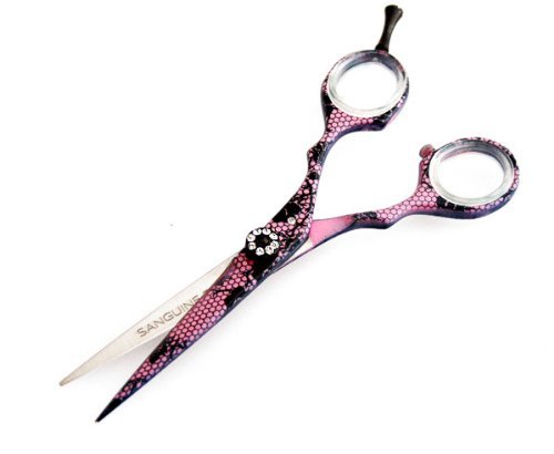 Algopix Similar Product 13 - Professional Pink Hairdressing Scissors