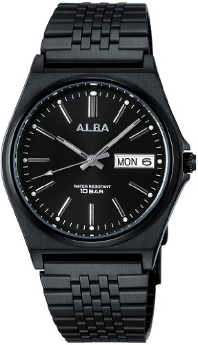 [アルバ]alba 手表 黑色 aigt005 男性