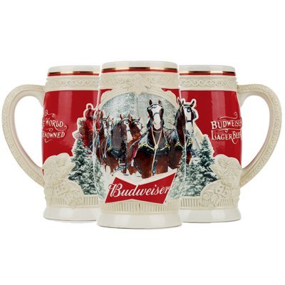 2015 Budweiser Holiday Stein