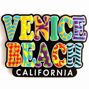 

Venice Beach Spellout Laser Magnet 47103