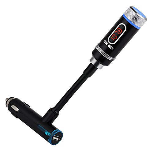 FM Transmitter - THZY Wireless Bluetooth FM Transmitter with USB Charging, Music Control and Hands-Free Calling