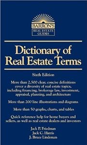 Dictionary of Real Estate Terms (Barron's Business Guides) by Jack P. Friedman Ph.D.