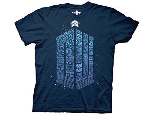 Ripple Junction Doctor Who Logo of Words Adult T-Shirt
