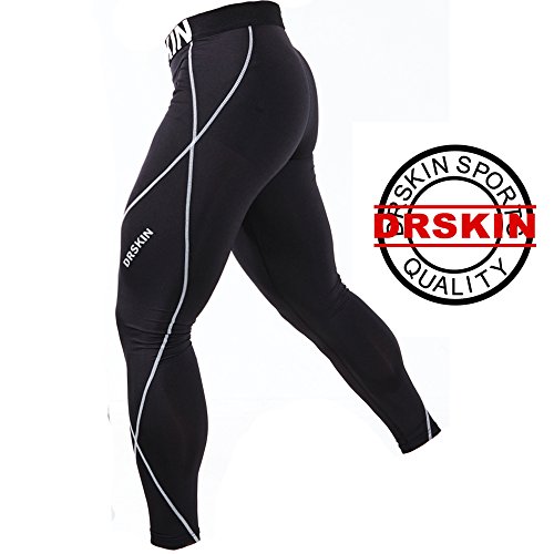 [DRSKIN] DB01 Compression Tight Pants Base Layer Running Leggings Men Women